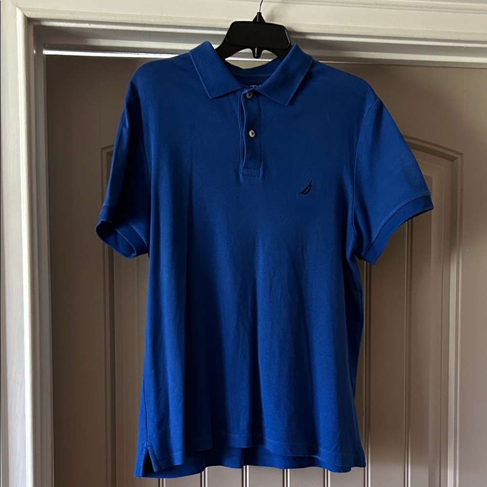 Nautica Men’s Royal Blue Polo Slim Fit Shirt